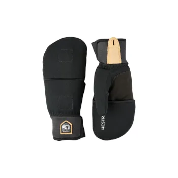 HESTRA Neoprene, Stretch Polyester, Polyester, Wool Gloves Unisex Black