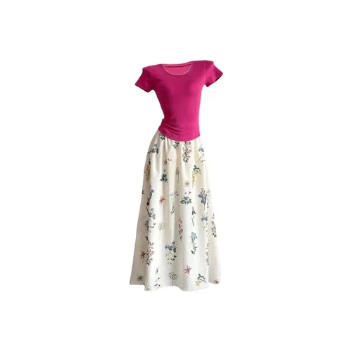 POPO.INFO Two Piece Skirt Sets Women's