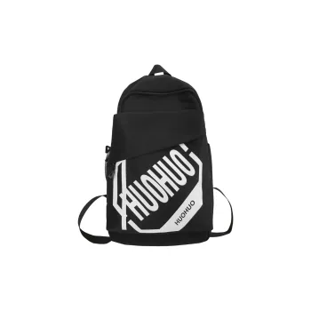 MingLu Nylon Backpack Unisex Multicolor