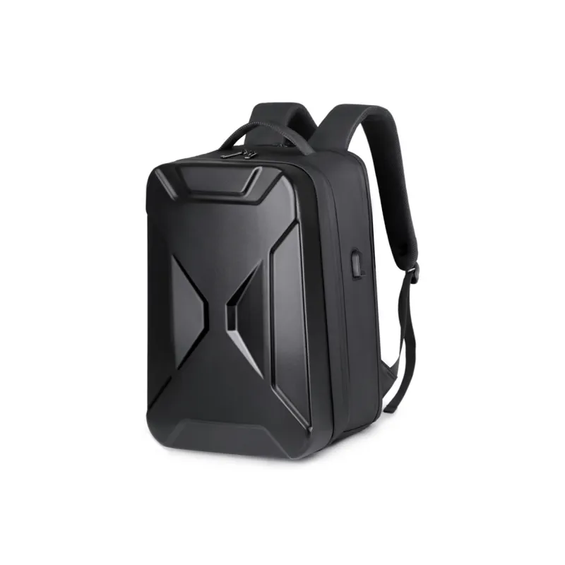 H YXIANG ABS With Leather Membrane Backpack Men's Multicolor-3