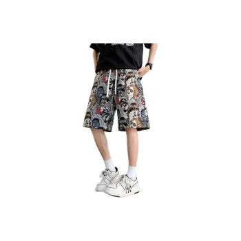 SZSX Casual Shorts Unisex Embroidered Person