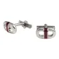 Silver/Red