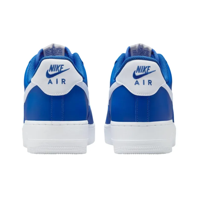 Nike Air Force 1 Anti Slip Wear Resistant Low Top Skateboard Shoes Unisex Collegiate Blue-4