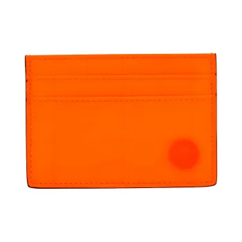 VERSACE MEDUSA BIGGIE Series Polyester Card Clip Card Holder Men's Orange