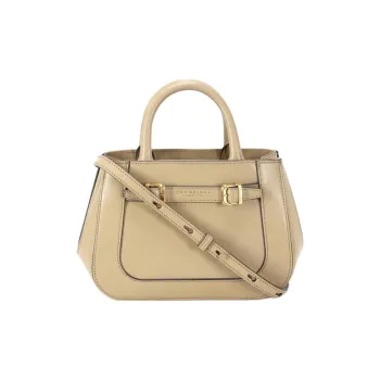 THE BRIDGE Leather One Shoulder Handbag Women's Beige