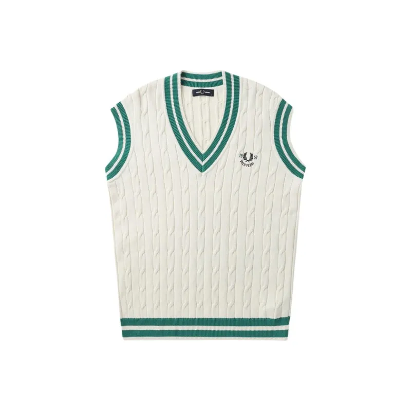 FRED PERRY Knitwear Men White IVX-0