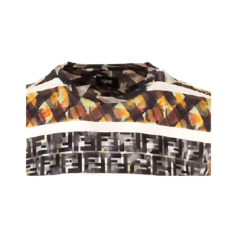 FENDI T-Shirts Men Multicolor-3