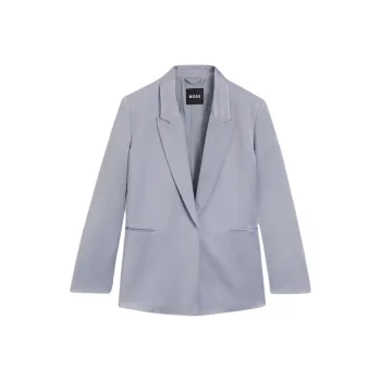 HUGO BOSS Business Suit Coat Women's Light Gray