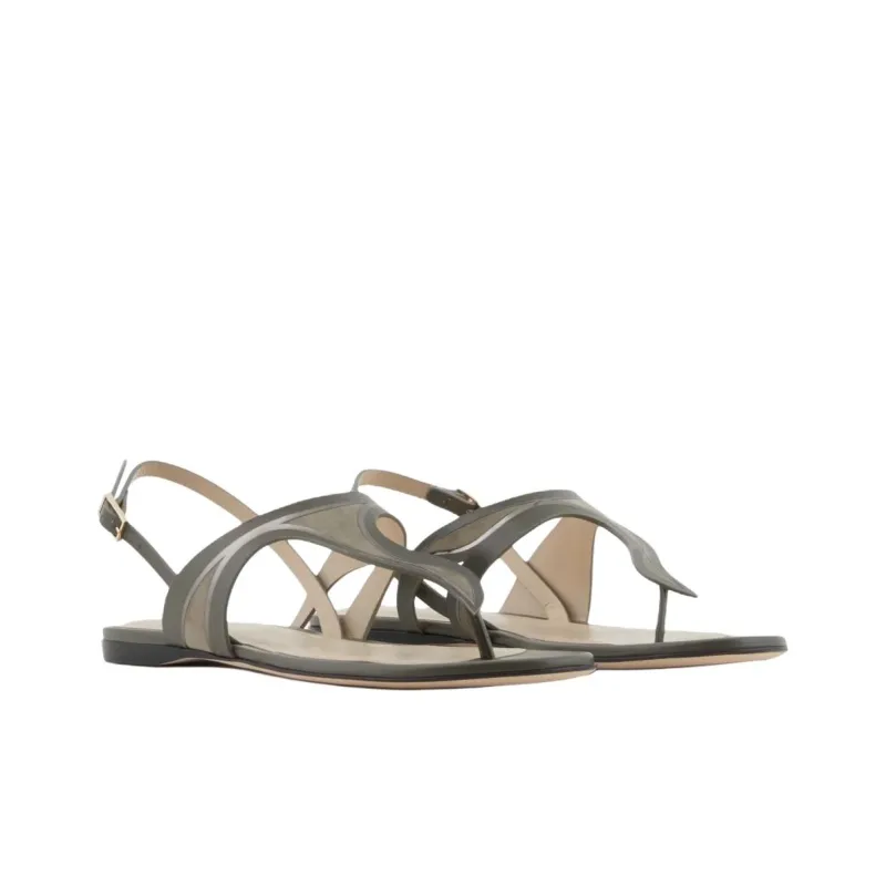 AMANI One Strap Sandals Women's Green-2