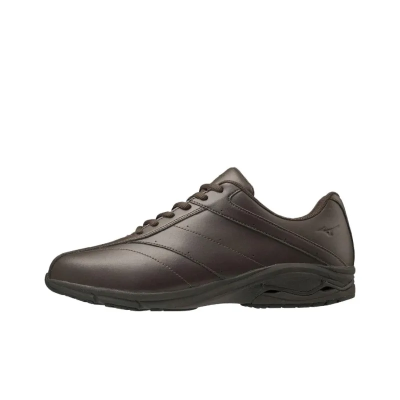 Mizuno Anti Slip Wear Resistant Low Top Casual Shoes Men's Dark Brown-0