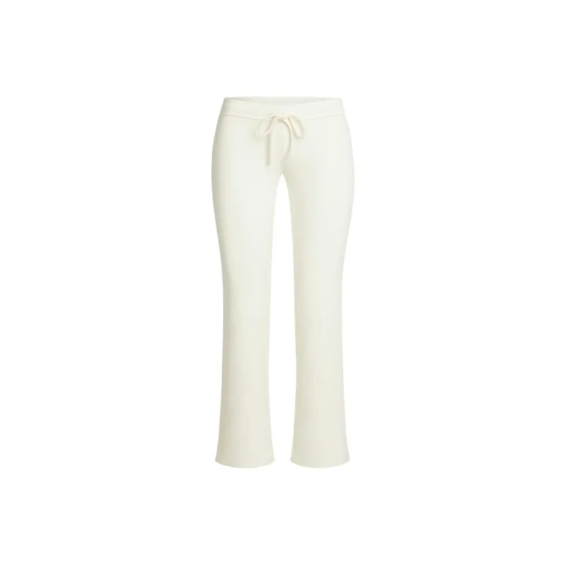 SKIMS SS25 COTTON JERSEY LOW RISE CROP PANT Casual Pants Women's-0