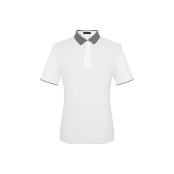 SAINT ANGELO Polo Shirts Unisex Ivory White
