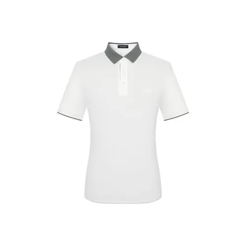 SAINT ANGELO Polo Shirts Unisex Ivory White