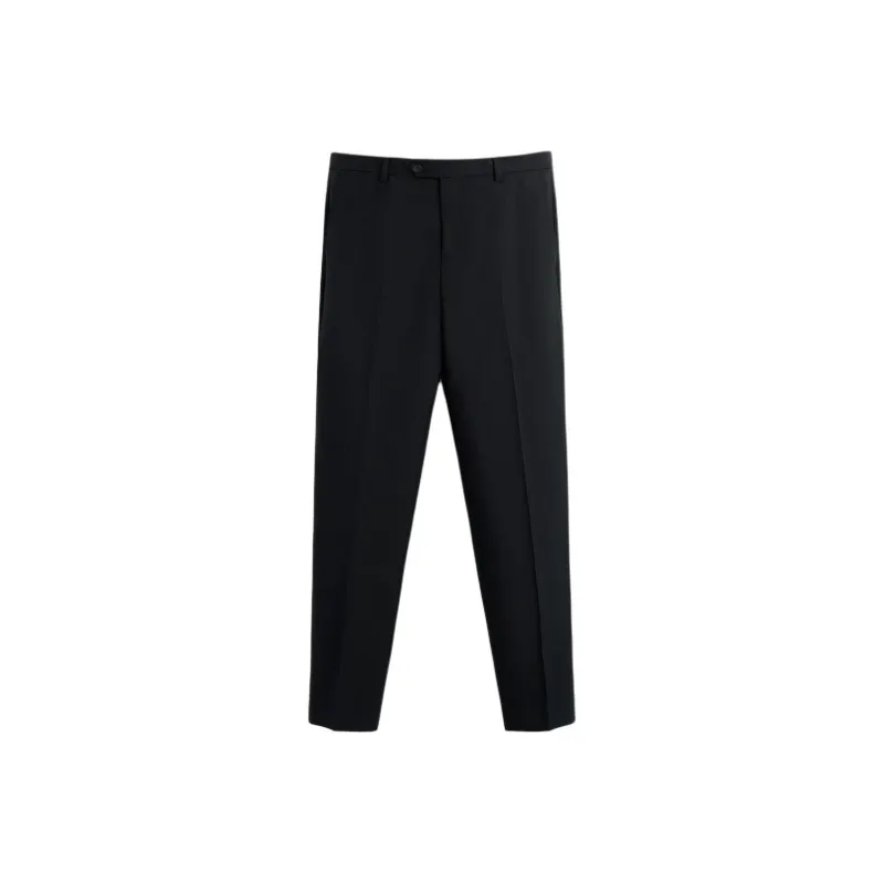 ZARA Suit Trousers Men Sea Blue-0