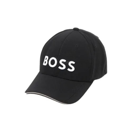 HUGO BOSS Polyester, Elastane Baseball Caps Men's Black