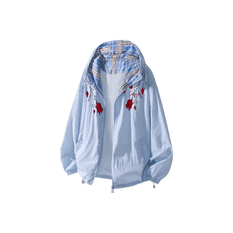 Qnxeey UV Protection Sun Protection Clothing Unisex-8