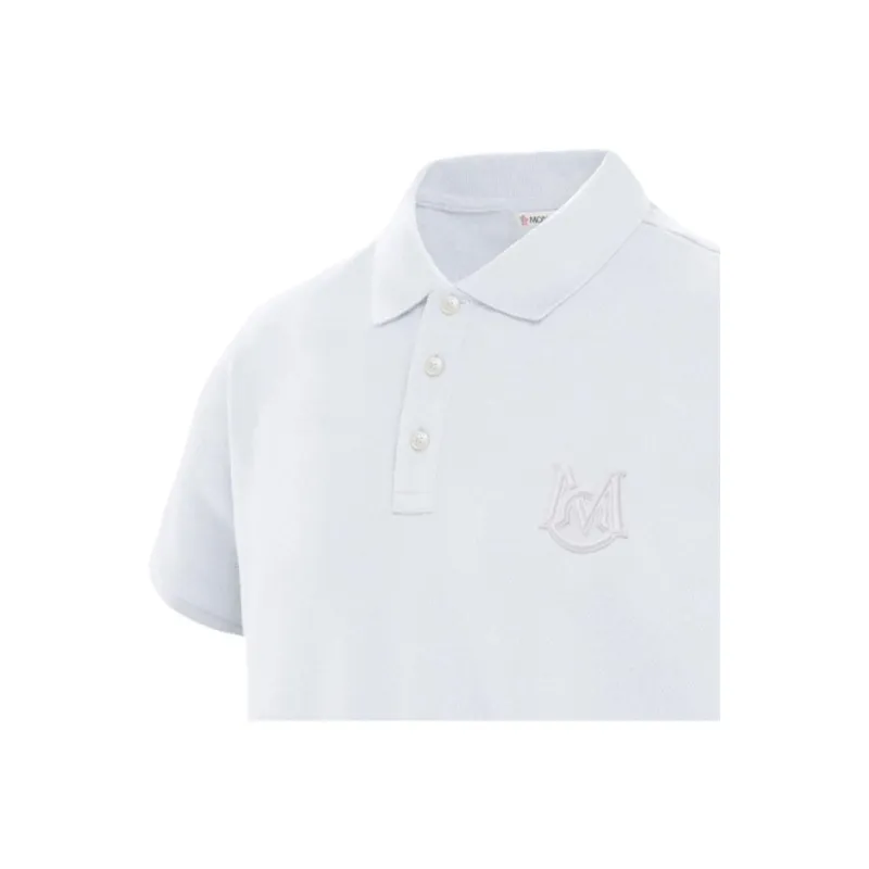 Moncler SS21 Polo Shirts Men White-2