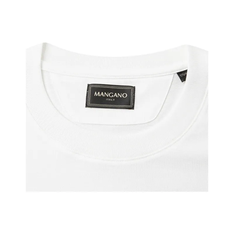 MANGANO T Shirts Men White-3