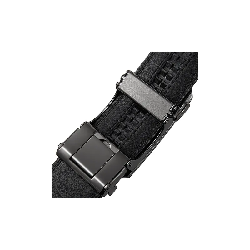 Mulinsen Cow Leather Belts Men's Width 3.5CM-3