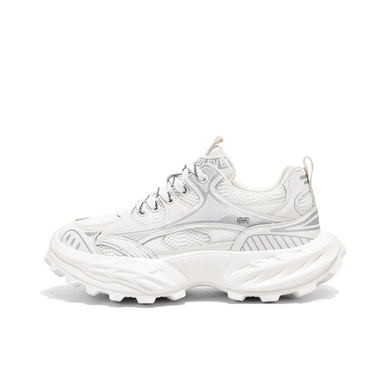 KEKAFU Anti Slip Wear Resistant Low Top Chunky Sneakers Men's-4