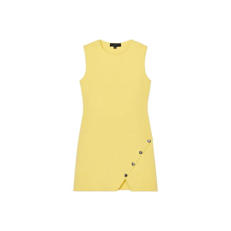 ZARA Sleeveless Dresses Women's Yellow-0