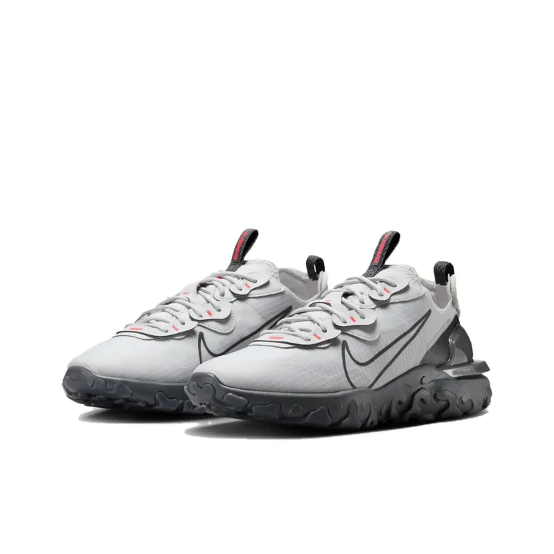 Nike React Vision Anti Slip Wear Resistant Low Top Casual Shoes Men's Gray-2