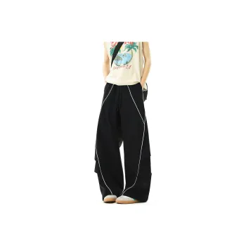 DEAR BETSY Casual Pants Unisex Black