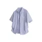 White Blue Stripes 22
