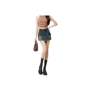 Mm Denim Shorts Women's Retro Nostalgic