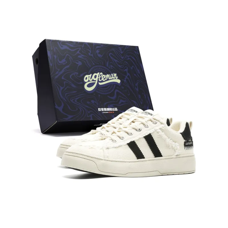OUGLEMEN Wear resistant, Lightweight, Breathable, And Non slip. Low Top Skateboard Shoes Men's Box-10