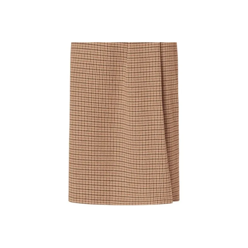 WEEKEND MaxMara Casual Long Skirt Women's Khaki-4