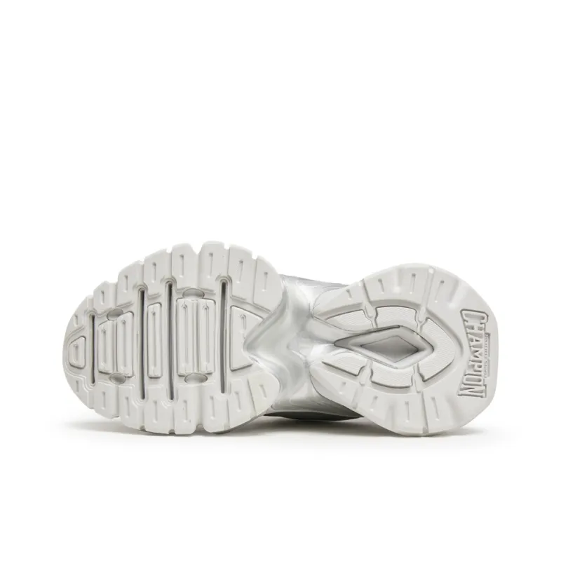Champion Tooth Shark 2.0 Balance Low Top Chunky Sneakers Women's Silver White/photon Gray-4
