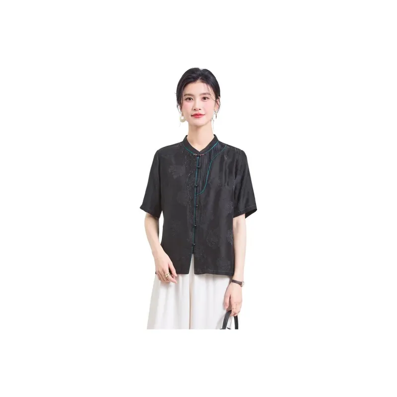 JINJU Shirts Women's Black-0