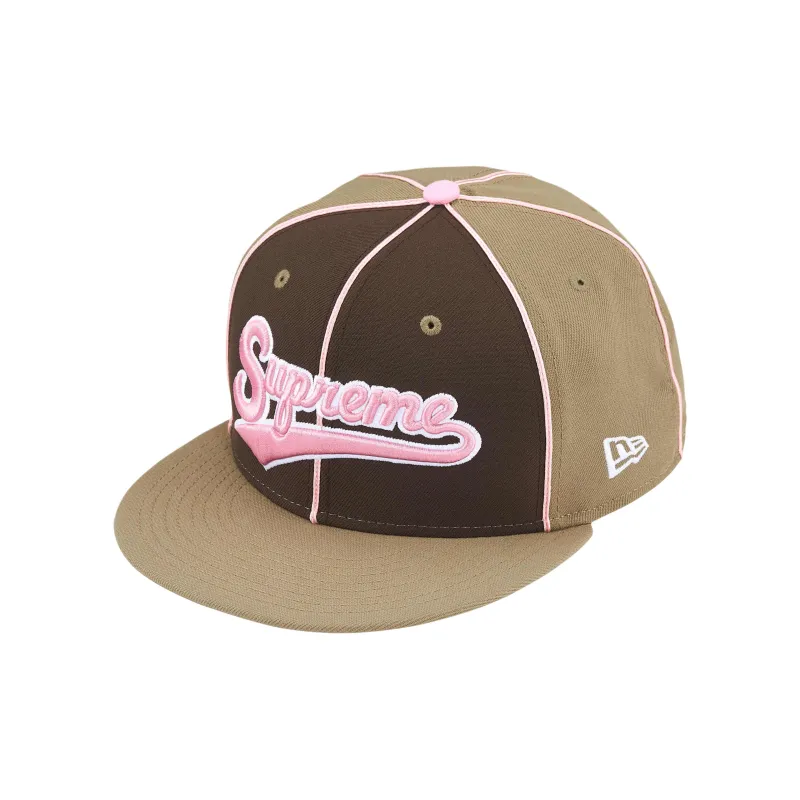 Supreme X New Era Piping Script Logo Cap-3