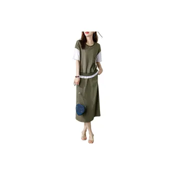 Wbwq Skirt Set Women's Army Green
