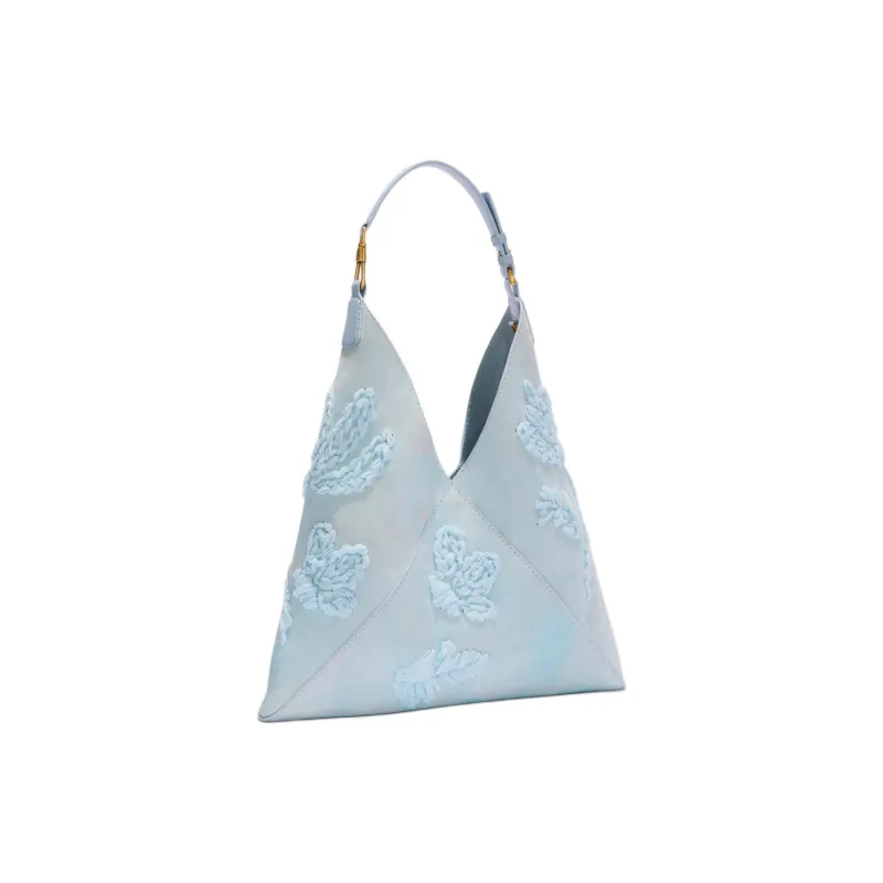 ERMANNO SCERVINO Cow Leather Shoulder Bag, Handbag, Shoulder Bag Women's Light Blue-1