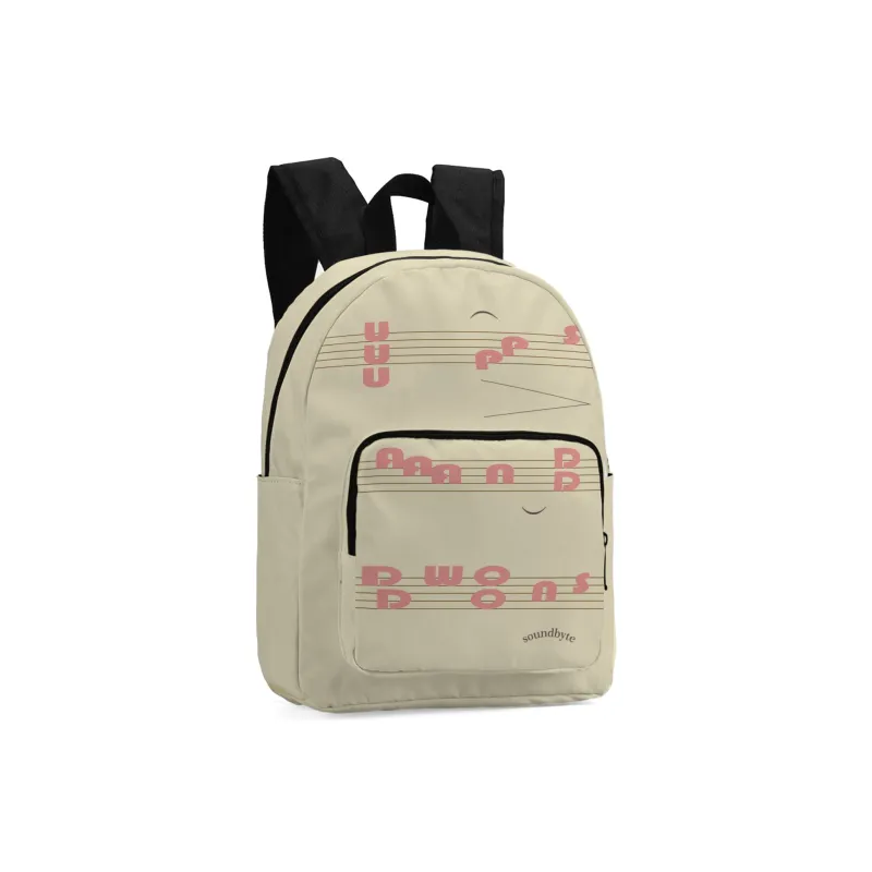 Soundbyte Polyester Backpack Unisex Multicolor-27