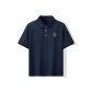 [Mulberry Silk 7A Antibacterial]Navy Blue (Fp Fapai Lion Head Chest Logo)