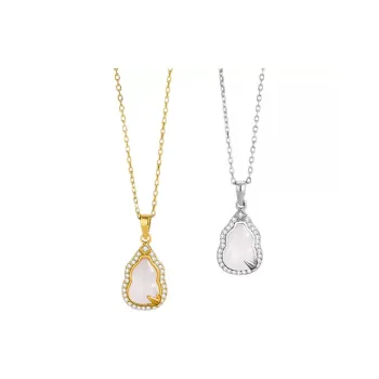 LIPSW Chalcedony Necklaces Women's