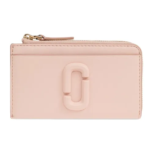 MARC JACOBS Leather Card Holder Women's Pink