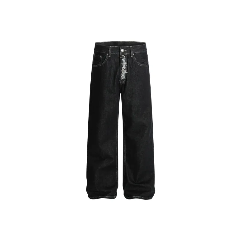 GBXM Jeans Unisex Black-0