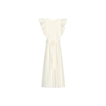 ZARA Sleeveless Dresses Women's White
