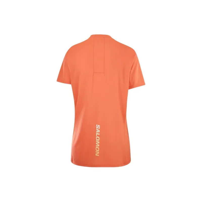 SALOMON Regular T Shirt Women's Golden Lotus Orange-1