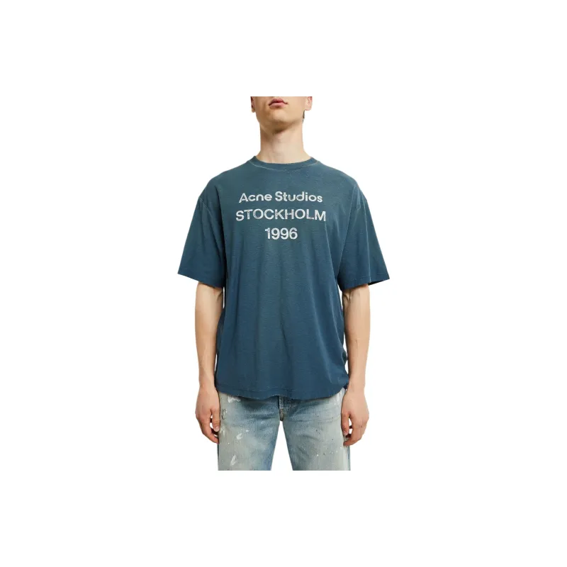 Acne Studios T Shirt Men's Dark Blue-1