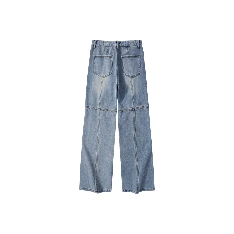 Menglaini Jeans Unisex-1