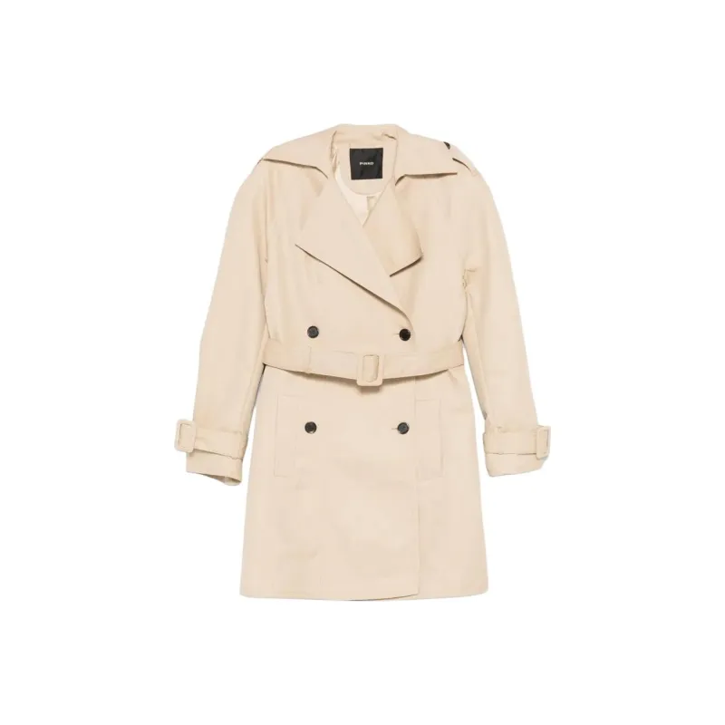 PINKO Double breasted Trench Coat-0