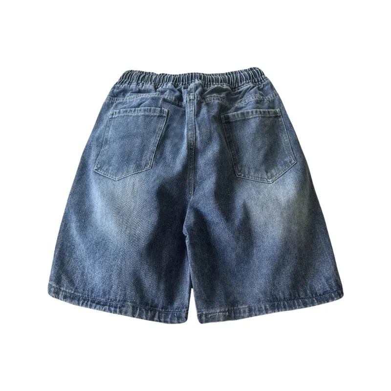 FAKE VINTAGE Denim Shorts Unisex-5