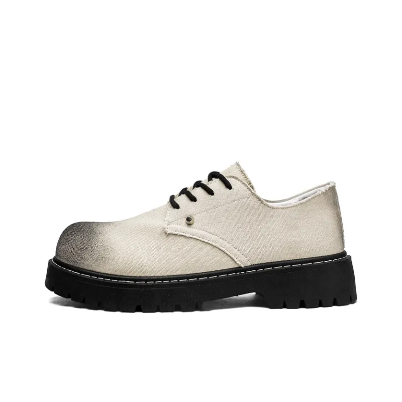 NANJIREN Men's Casual Shoes Men Low Top White/Gray/Black-0
