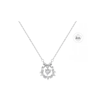 Barbie 999 Fine Silver Beating Heart Necklace Women's