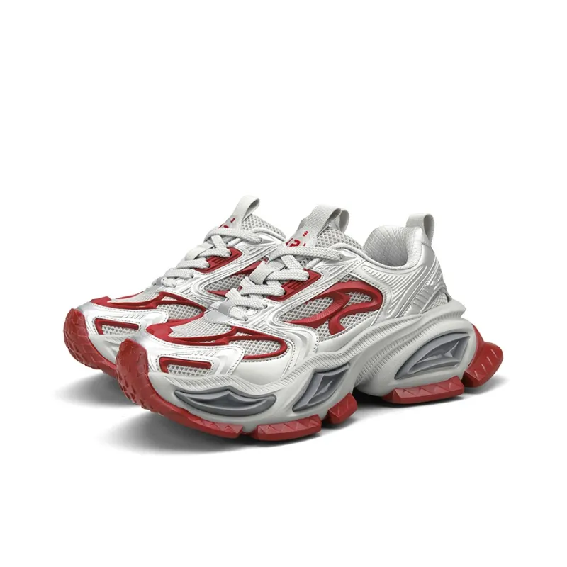 ROHR Slip Resistant, Abrasion Resistant, Height Increasing, Breathable, Lightweight Low Top Chunky Sneakers Men's-2